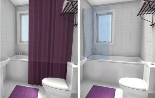 中山凱立淋浴房與衛生間整體效果的搭配