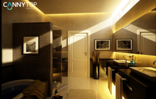 一款優質淋浴房，連踏入衛生間都成為一種享受