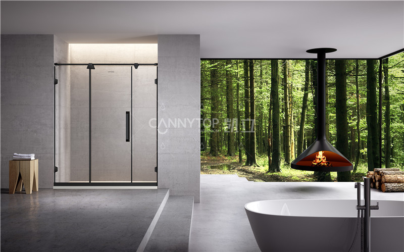 衛(wèi)浴間裝修,利用角落空間布置淋浴房